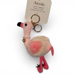 💕🔹️Natasha Couture 🔹️Pink Flamingo Key Holder